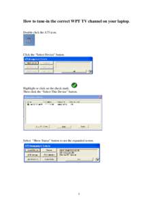 Microsoft Word - How to set the correct TV channel.doc