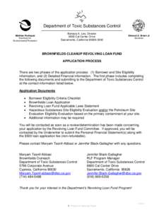 Department of Toxic Substances Control Barbara A. Lee, Director 8800 Cal Center Drive Sacramento, CaliforniaMatthew Rodriquez