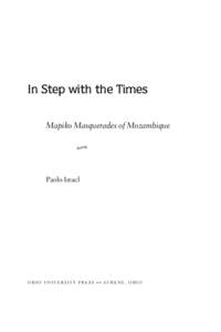 In Step with the Times: Mapiko Masquerandes of Mozambique