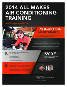 HVAC / Professional certification / West Virginia Route 2 / Construction / Refrigerant reclamation / Heating /  ventilating /  and air conditioning / Refrigerants / Refrigerant