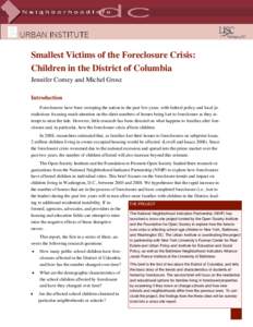 NIDC Children and Foreclosures91310.pub