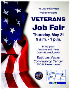 The City of Las Vegas Proudly Presents VETERANS  Job Fair