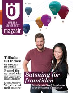 Nº 1  2013  Örebro universitet  magasin