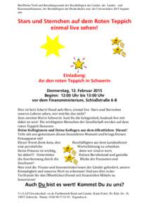 Stars und Sternchen in Schwerin