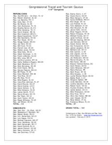 Congressional Wildlife Refuge Caucus / Caucuses of the United States Congress / Congressional Taiwan Caucus / Government