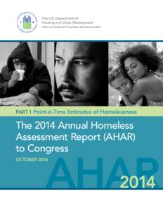 The U.S. Department of Housing and Urban Development OFFICE OF COMMUNITY PLANNING AND DEVELOPMENT PART 1 Point-in-Time Estimates of Homelessness