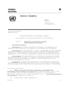 A  UNITED NATIONS  General Assembly