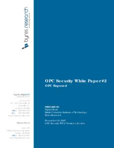 Microsoft Word - OPC Security WP 2 _Version 1-3c_.doc