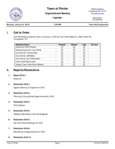 Board - Organizational Meeting - Jan 4, 2016 3:00 PM