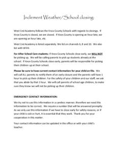 Atmospheric sciences / Meteorology / Weather-related cancellation