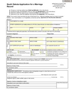 Print Form MINNEHAHA COUNTY ROD 415 N DAKOTA AVE SIOUX FALLS, SD4223