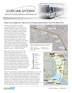 Massachusetts Bay Transportation Authority / Silver Line / MBTA bus routes in East Boston /  Chelsea /  and Revere / South Station / Blue Line / Wood Island / Chelsea / Bus rapid transit / World Trade Center / Transportation in the United States / Transport / Massachusetts