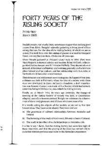PASSING THE TORCH[removed]FORTY YEARS OF THE AISLING SOCIETY