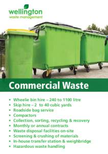 Commercial waste / Environment / Pollution / Waste / Waste management / Waste Management Industry Training & Advisory Board