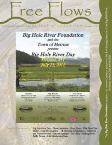 A Quarterly Publication of the BIG HOLE RIVER FOUNDATION Summer[removed]Inside this issue: 