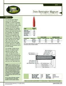 DATAFILE™  7mm Remington Magnum with 175-grain DeepCurl ® Soft Point  LABNOTES