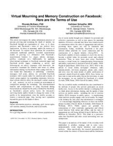 SIGCHI Conference Paper Format