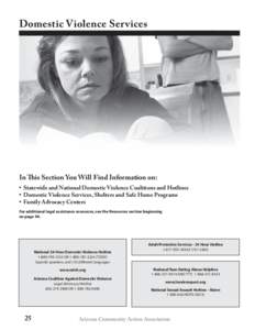 Violence against women / Hubbard House / Sanctuary for Families