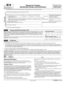 Form W-9 (Rev. December 2014)