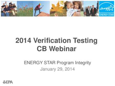 2014 Verification Testing CB Webinar