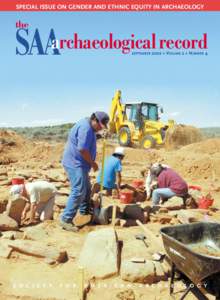 Archaeological theory / Cultural heritage / Community archaeology / Archaeology / Anthropology / Spit