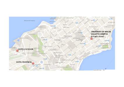 Google Maps[removed]:50 UNIVERSITY	
  OF	
  MALTA	
   VALLETTA	
  CAMPUS	
  