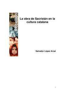 La obra de Sacristán en la cultura catalana