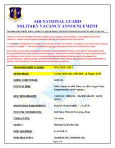 Air National Guard Readiness Center / United States Air Force / Government procurement in the United States / United States / Military / United States Department of Defense / National Guard Bureau / United States National Guard