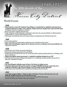 The fifth decade of the Kansas City District  World Events