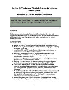 EMS Guidelines for Pandemic Influenza