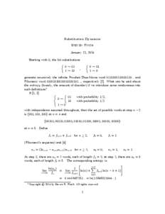 Philosophy of thermal and statistical physics / Discrete geometry / Mathematics / Substitution tiling / Penrose tiling / Entropy / L-system / Thue / Tiling / Geometry / Thermodynamic entropy