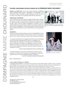 COMPAGNIE MARIE CHOUINARD 