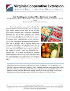 Food and drink / Personal life / Health / Food safety / Food preservation / Food packaging / Foodborne illness / Food storage / Fruit / Vegetable / Produce / Raw meat