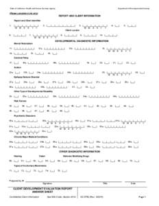 DS 3752 Report and Client Information Answer Sheet