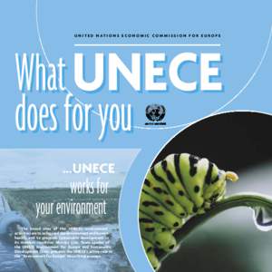 United Nations Economic Commission for Europe / United Nations Environment Programme / Aarhus Convention / Sustainable consumption / Convention on Long-Range Transboundary Air Pollution / OECD Environmental Performance Reviews / Environmental governance / Environment / Sustainability / Earth