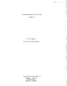 COLORADO GENEALOGICAL ETCETERA VOLUME VI I PITKIN COUNTY 1910 UNITED STATES CENSUS