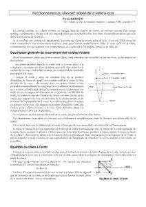 Fonctionnement du chevalet mobile de la vielle à roue Pierre REBAUD In ÿ Modal, la revue des musiciens routiniers þ, automne 1984, semestriel ný5.