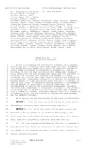 MISSISSIPPI LEGISLATURE  FIFTH EXTRAORDINARY SESSION 2005 To: Ways and Means By: Representatives Brown,