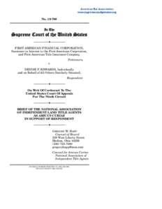 Insurance in the United States / Title insurance / Real property law / Law / LandAmerica Financial Group / Insurance / Economics / First American Corporation / Escrow / Financial institutions / Institutional investors / Financial economics