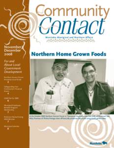 Manitoba Aboriginal and Northern Affairs  November/ December 2008