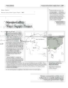 Geography of the United States / Navajo Nation / Western United States / Colorado River Storage Project / Navajo / Window Rock /  Arizona / Ben Shelly / Shiprock / Colorado River / United States Bureau of Reclamation / Draft:Navajo Agricultural Products Industry /  NAPI / Navajo Indian Irrigation Project
