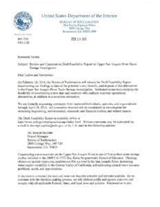 United States Department of the Interior BUREAU OF RECLAMATION Mid-Pacific Regional Office 2800 Cottage Way Sacramento, CA[removed]IN REPLY REFER TO: