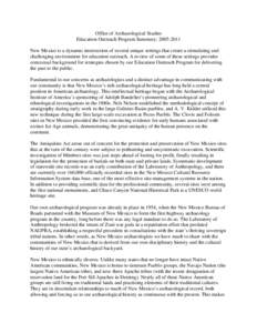 Anthropology / Archaeology / Alfred V. Kidder / Edgar Lee Hewett / Puebloan peoples / Community archaeology / Robert Laurens Kelly / Native American history / History of North America / Americas