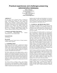 Proceedings Template - WORD