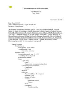 Presidency of Richard Nixon / Economic Stabilization Act / Richard Nixon / Henry Kissinger / World food price crisis / George P. Shultz / Vietnam War / Inflation / Politics of the United States / United States / Government