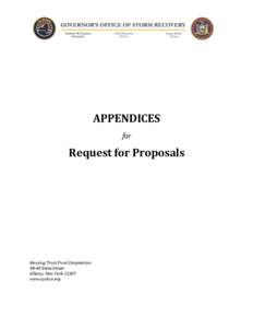 APPENDICES for Request for Proposals  Housing Trust Fund Corporation