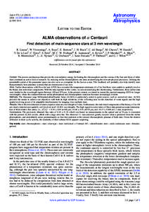 Astronomy & Astrophysics A&A 573, L4[removed]DOI: [removed][removed]