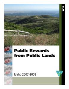 Public Rewards from Public Lands Idaho[removed]