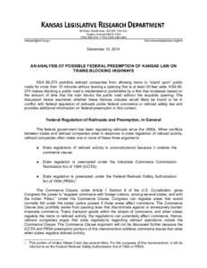 United States / Gade v. National Solid Wastes Management Association / Surface Transportation Board / Federal preemption / Interstate Commerce Act / Sherman Antitrust Act / Federal Arbitration Act / Interstate Commerce Commission / Transportation in the United States / Law