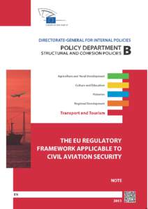 DIRECTORATE GENERAL FOR INTERNAL POLICIES POLICY DEPARTMENT B: STRUCTURAL AND COHESION POLICIES TRANSPORT AND TOURISM  THE EU REGULATORY FRAMEWORK